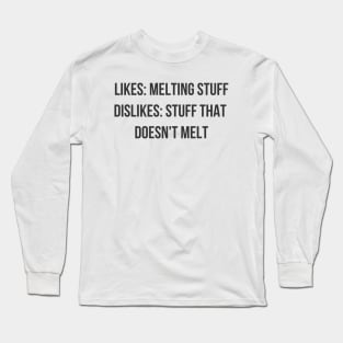 Likes and Dislikes Long Sleeve T-Shirt